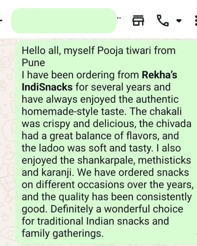 Pooja Tiwari, Pune customer testimonial